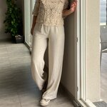 Pantalon en lin peacenlove