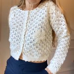 pull maille écru style dentelle broderie SARAH JOHN - VERSION M (11)