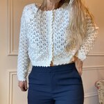 pull maille écru style dentelle broderie SARAH JOHN - VERSION M (19)