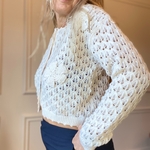 pull maille écru style dentelle broderie SARAH JOHN - VERSION M (15)