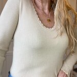 PULL FIN BEIGE PEACENLOVE FESTONNE (6) - Copie