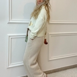 PANTALON POLAIRE CHAUD VELOURS BEIGE DOUX (4)