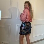 jupe sequins peace nlove brillante fête (4)