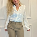 Chemise gazedecoton gaze de coton beige fleurs emma ella (8)