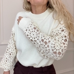 carla giannini pull manche broderie blanc (4)