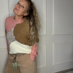 pull peace n'love rose gris beige camel (2)