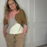 pull peace nlove rose gris beige camel (1)