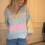 PULL DOUX CARLA GIANNINI PASTEL GRIS ETOILE STRAR (2)