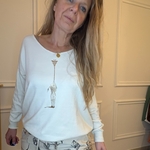 PULL ECRU GIRAFE OR DORE CARLA GIANNINI (7)