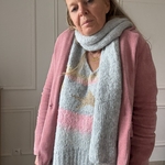 PULL DOUX CARLA GIANNINI PASTEL GRIS ETOILE STAR (15)