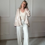 SARAH JOHN - VERSION M - MUSY MUSE BAHAMAS - Chemise beige en gaze de coton (16)