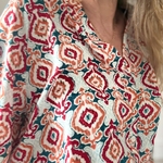 SARAH JOHN - VERSION M - MUSY MUSE AVELINE - Chemise à motif ethnique (10)
