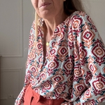 SARAH JOHN - VERSION M - MUSY MUSE AVELINE - Chemise à motif ethnique (25)