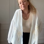 SARAH JOHN - VERSION M - MUSY MUSE BAHAMAS - Chemise blanche en gaze de coton (10)
