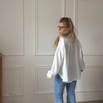 SARAH JOHN - VERSION M - MUSY MUSE BAHAMAS - Chemise blanche en gaze de coton (14)
