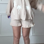 gaze de coton version M sarah john Musy muse short palmier bahamas (7)