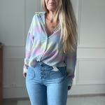 Chemise pastel adilynn arc en ciel rayures (53)