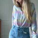 Chemise pastel adilynn arc en ciel rayures (58)