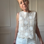 PEACENLOVE top en crochet sans manche écru (9)