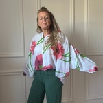 CAROLINE BLOUSE EN VOILE DE COTON GROSSE FLEURS COQUELICOT NOELINE (20)
