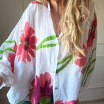 CAROLINE BLOUSE EN VOILE DE COTON GROSSE FLEURS COQUELICOT NOELINE (23)