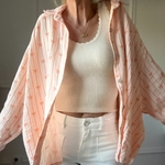CHEMISE ORANGE FLOT SELMA NOELINE EN GAZE DE COTON (11)