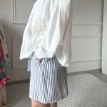 SHORT RAYE MARIN NOELINE EN GAZE DE COTON (5)