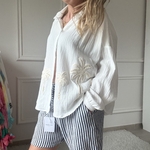 SHORT RAYE MARIN NOELINE EN GAZE DE COTON (9)