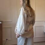 05 VENUS BLOUSE EN VOILE DE COTON PALMIER beige NOELINE (11)