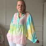 04 BRITANNY BLOUSE EN VOILE DE COTON BANDANA ROSE NOELINE (1)