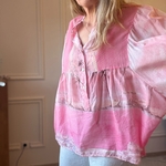 05 VENUS BLOUSE EN VOILE DE COTON PALMIER ROSE NOELINE (11)