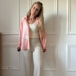 PANTALON EMMAELLA ALIX BEIGE TAILLE HAUTE POCHE PLAQUEE