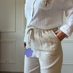 EVASION BEIGE Pantalon gaze de coton lacomy zelia peace nlove april vintage (5)