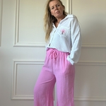 chemise ROSE palmier gaze de coton rose lacomy zelia peace nlove april vintage (3)