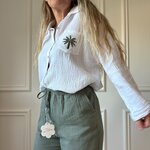 EVASION KAKI chemise palmiers gaze de coton kaki lacomy zelia peace nlove april vintage (11)