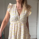 robe longue gaze de coton leopard peace nlove