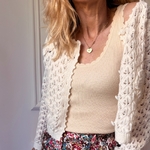 PALMA - top en maille beige PEACE NLOVE (1)