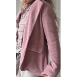 veste rose velours carla