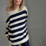robe pull gold and silver marine (3)
