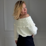 pull beige col bardot in april (6)