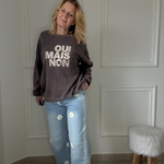 oui mais non pull april vintage