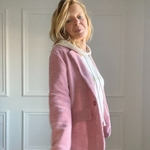 APRIL VINTAGE - PULL COEUR - CLARA - Pull rayure heart beige-rose (7)