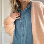 CIMINY CHEMISE EN DENIM JEAN BLEU (1)