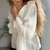 blouse blanche gaze de coton dentelle