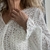 Blouse blanche en dentelle