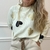 pull beige maille douce SARAH JOHN - VERSION M - coeur sequin et or (1)