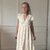 robe longue gaze de coton leopard