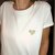 EMME ELLA TEE SHIRT BLANC COEUR DORE