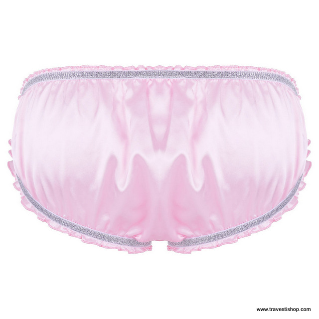 culotte satin jarretelles