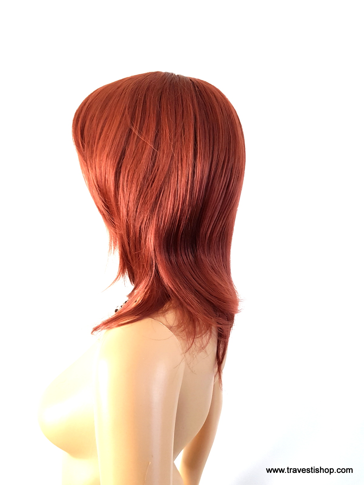 PERRUQUE ROUSSE POUR TRAVESTIE (1)